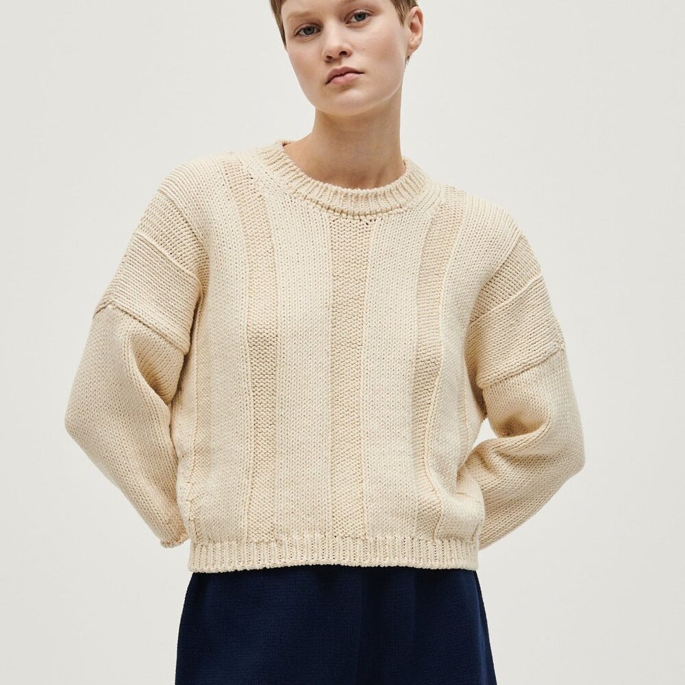 Babaa jumper no66 natural one size in cotton never worn